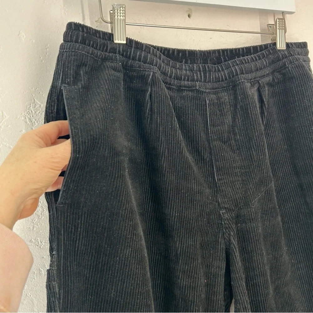 HUF Corduroy Leisure Pull-on Pants Men’s Size L 33x29 Black